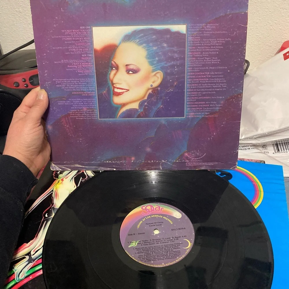 Carrie Lucas Portraits of Carrie Record 1980 - Picture 4 of 5